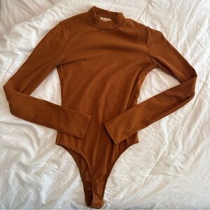 Altar'd State Rust Ribbed Top